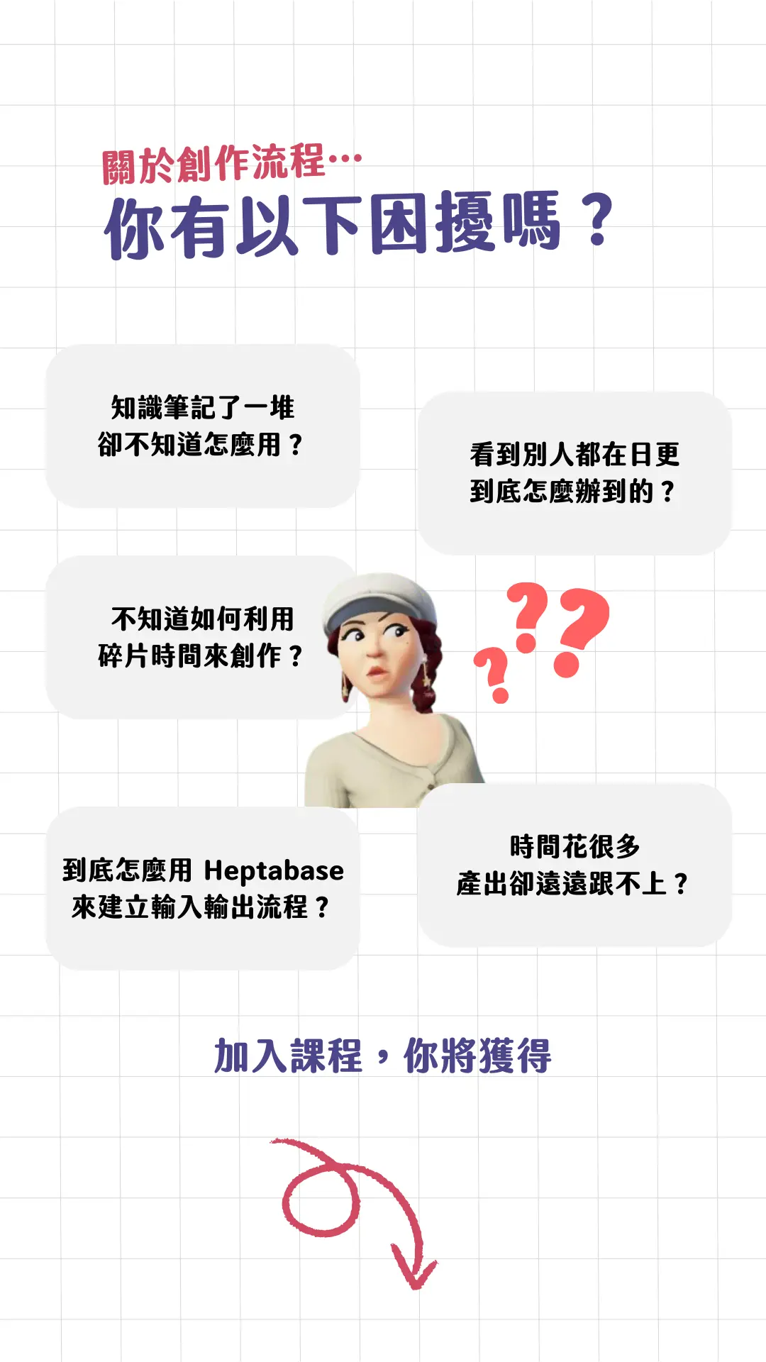 你有以下這些筆記與創作困擾嗎