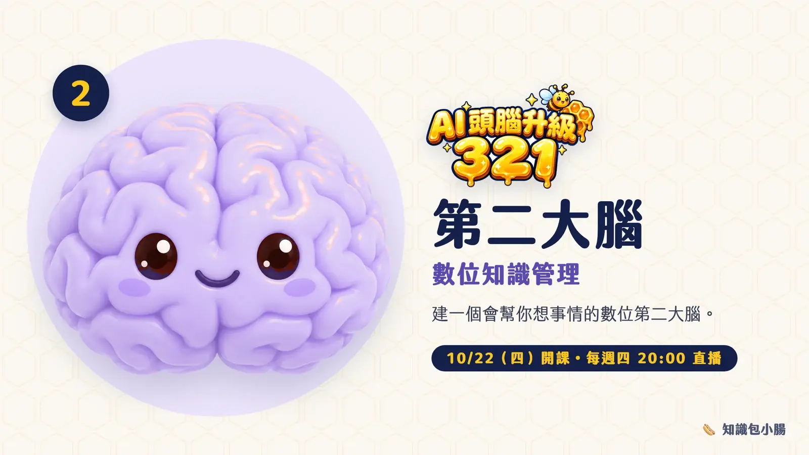 AI 頭腦升級 321・第二大腦（數位知識管理）
